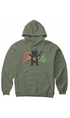 Etnies x Grizzly Mens Hoodie Military