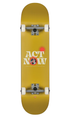 Globe G1 Act Now Mustard Skateboard 8.0in
