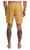 RVCA Opposites Mens Elastic Short Goldenrod Skate Connection Australia