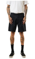 Afends Chess Club Mens Relaxed Shorts Black