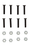 Mini Logo Bolts Phillips 1 1/4in