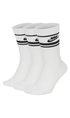 Nike Sportswear Essential Stripe Crew Socks 3pk White/Black