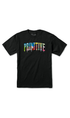 Primitive Collegiate Drip T-Shirt Black