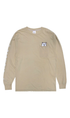 Rip N Dip Lord Nermal Mens Long Sleeve Tee Tan