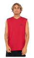 Rusty Mens Competition Muscle Tee Rio Red