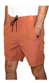 Rusty Overtone Linen 17 Mens Elastic Shorts Bombay Brown