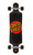 Santa Cruz Classic Dot Cruzer Drop Thru Longboard Black 36in