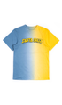 Santa Cruz College Arch Shadow Youth T-Shirt Blue-Yellow