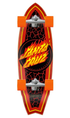 Santa Cruz Flame Dot Shark Surf Skate Cruiser 31in