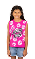 Santa Cruz Gradient Heart Dot Youth Muscle Tee Orchid Tie Dye