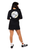 Santa Cruz Intro Dot Oversized Ladies Tee Dress Black