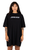 Santa Cruz Intro Dot Oversized Ladies Tee Dress Black