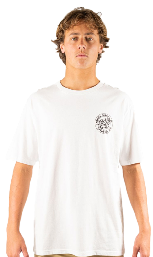 White santa cruz t shirt discount