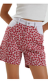 Afends Shelby Ladies Shorts Red