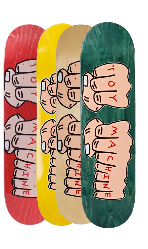 Toy Machine Fists Deck 8.25in