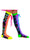 Madmia Knee High Socks Paint Splatter with Shoelaces - Skate Connection 