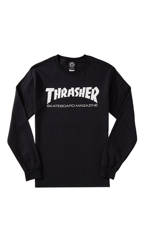 Black thrasher long sales sleeve