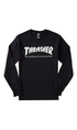 Thrasher Skate Mag Mens Long Sleeve Tee Black